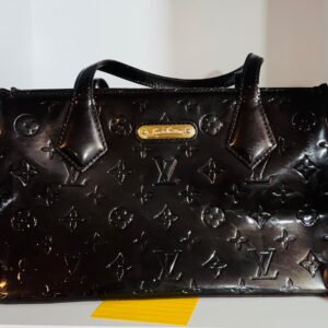 Louis Vuitton Wilshire PM – Black Monogram Vernis Patent Leather