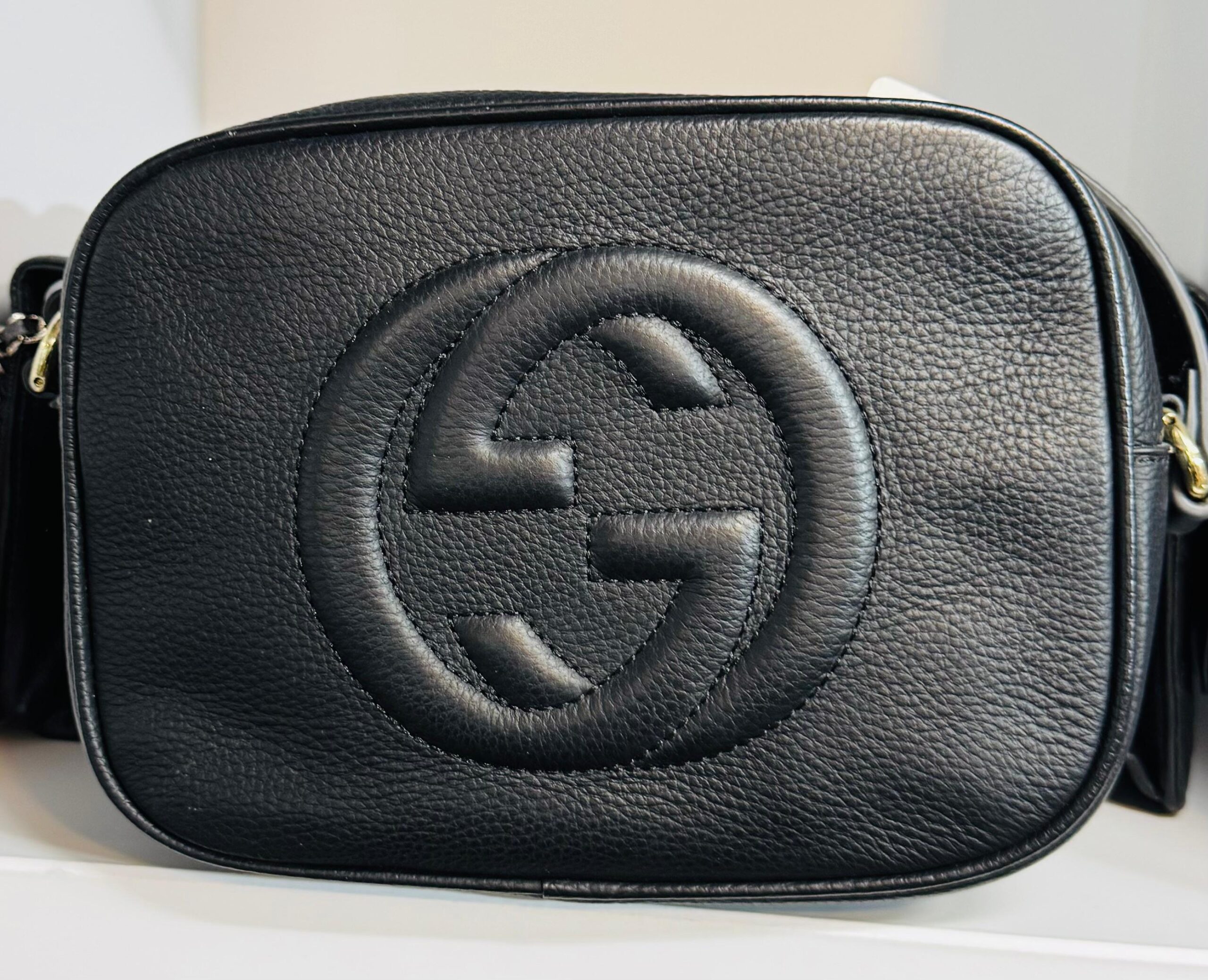 Gucci Soho Disco Bag – Black Pebbled Leather Crossbody